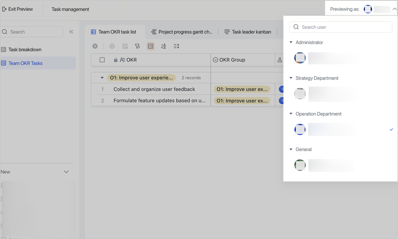 cài đặt quyền cho từng cá nhân